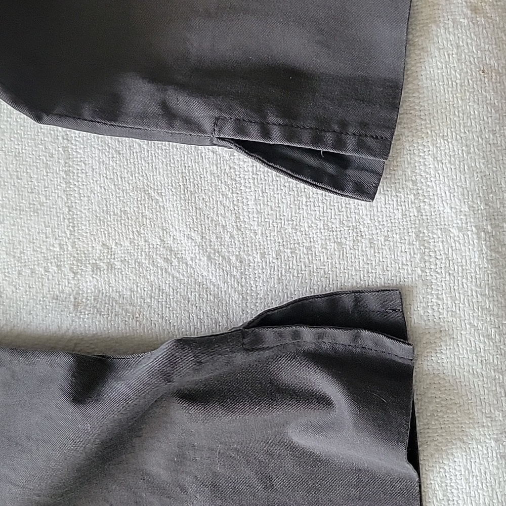 Women's Calvin Klein Dress Stretch Capris, Color Gray, Size 4 - Picture 7 of 10